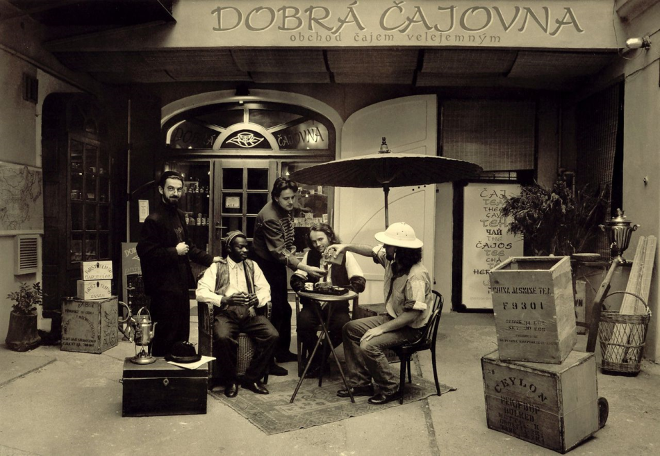 The original Dobra Tea in Prague, 1993. Like the Northampton Dobra, its antique vibe may be an illusion, but it is an attractive one. Dobra Tea is located at 186 Main St. in Northampton.